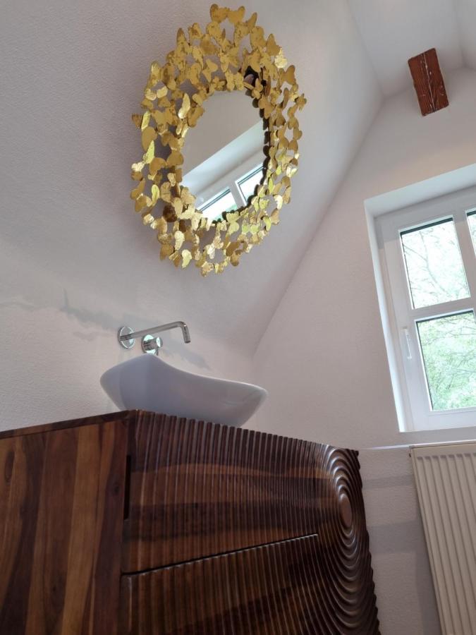 5 Sterne Bahnhoftraum, Appartement "Waldliebe" 133Qm, Grosse Terrasse 70Qm, Qr Code Scannen Fuer Virtuellen Rundgang, Premium Ausstattung Braunfels Εξωτερικό φωτογραφία
